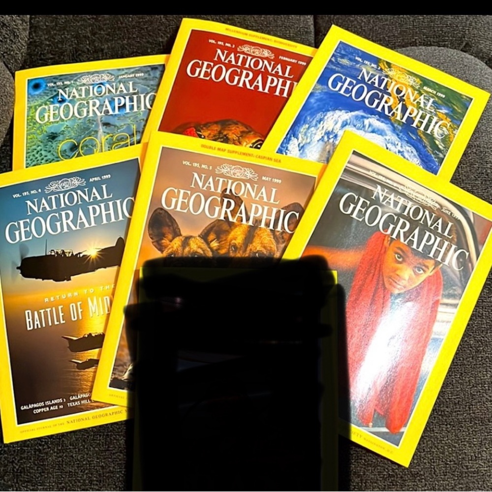 National Geographic 1999 (LOT OF 6)